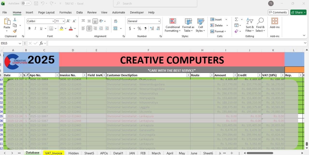 Database Tracking